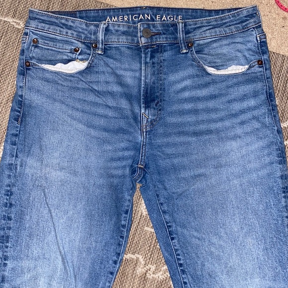 34 x 30 American Eagle Original Straight Jeans - Picture 2 of 11